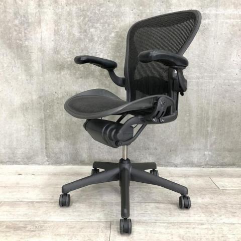 【中古】アーロンチェア（ランバー　フル装備） Herman Miller/ハーマンミラー 肘付ハイバックチェア 431715