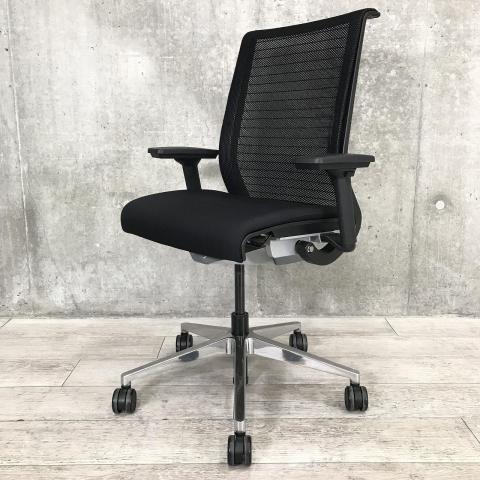 【中古】シンクチェア（2014年以前モデル） THK-23101 Steelcase/スチールケース 肘付ハイバックチェア 431758