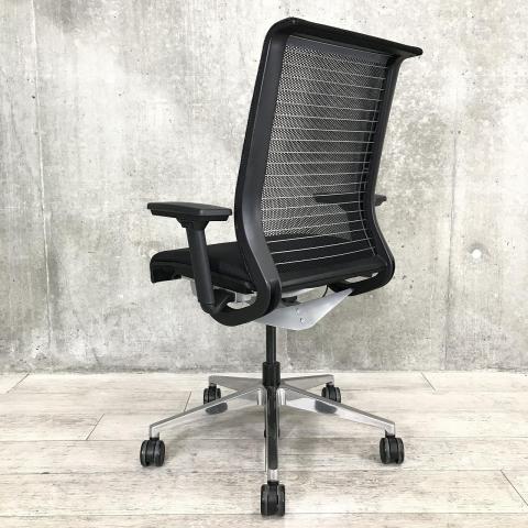 【中古】シンクチェア（2014年以前モデル） THK-23101 Steelcase/スチールケース 肘付ハイバックチェア 431758