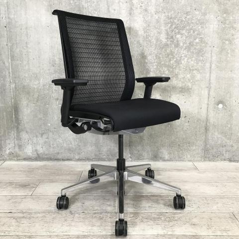 【中古】シンクチェア（2014年以前モデル） THK-23101 Steelcase/スチールケース 肘付ハイバックチェア 431758