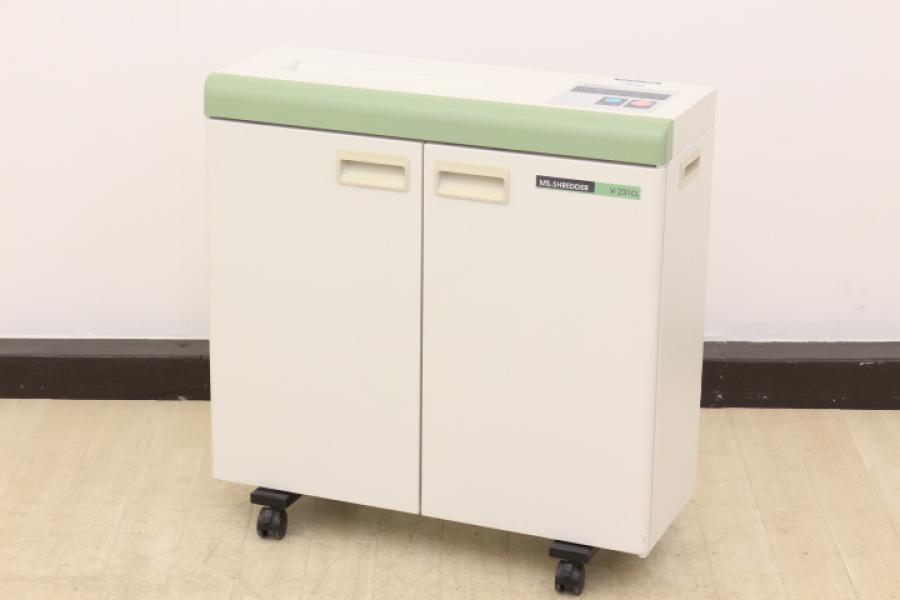 【1台限定！！】【人気の明光商会製シュレッダー!!】薄型＆パワフル、裁断屑が非常に細かく、セキュリティ性が高い!!　MS-V-231CL
                        MSシリーズ
                                    中古
            