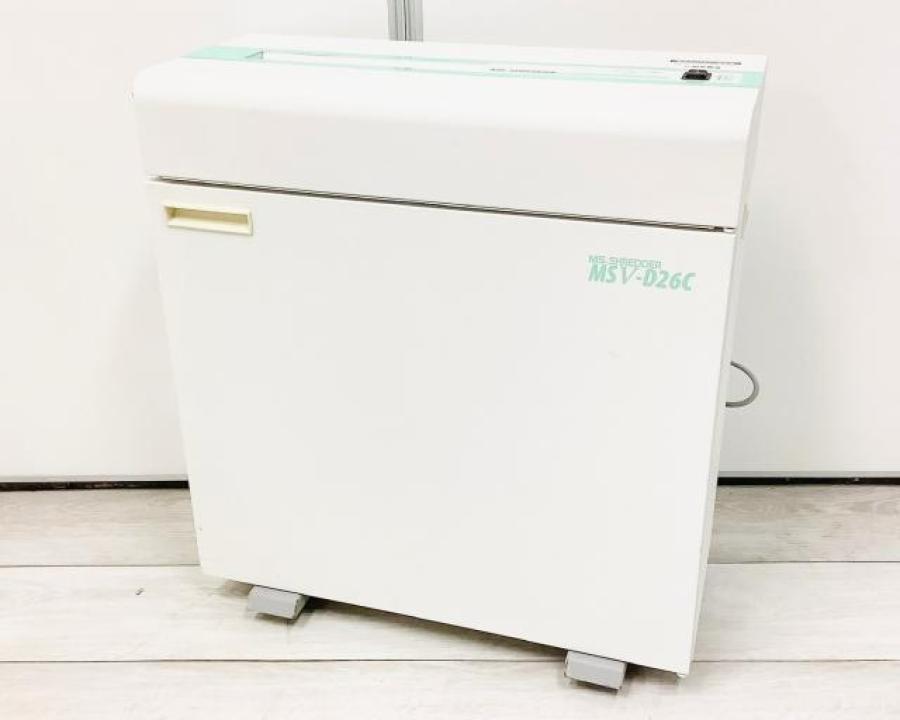 【限定1台入荷！】コンパクトなデスクサイドシュレッダー！明光商会　MSV-D26C
                        MSVシリーズ
                                    中古
            