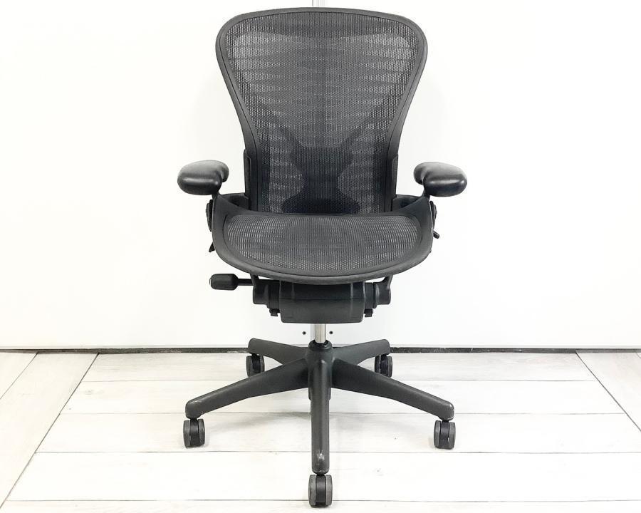 【美品】ハーマンミラー アーロンチェア Bサイズ フル装備 ポスチャーフィット 中古】ハーマンミラー アーロンチェア Bサイズ フル装備