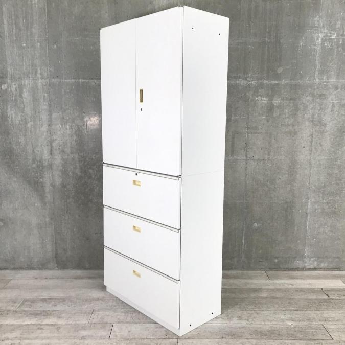 【在庫入替セール品】【定価約18万円】【両開き書庫と3段ラテラル書庫の上下書庫セットの入荷です】■イトーキ製　シンライン　書庫セット 【B】
                        シンライン
                                    中古
            