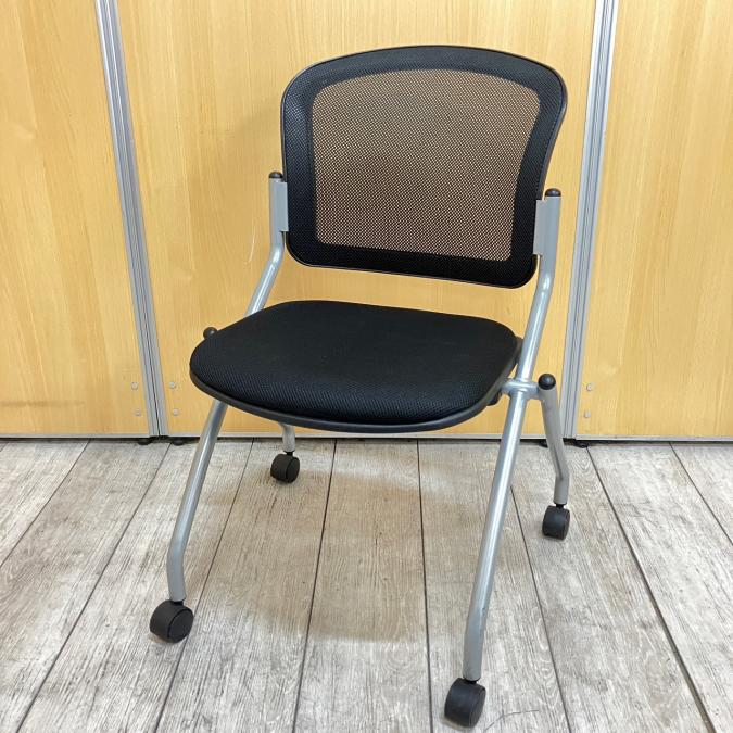 【8脚入荷！】シンプルな会議用チェア！　ブラック　メッシュ　ミーティング
                        その他シリーズ
                                    中古
            