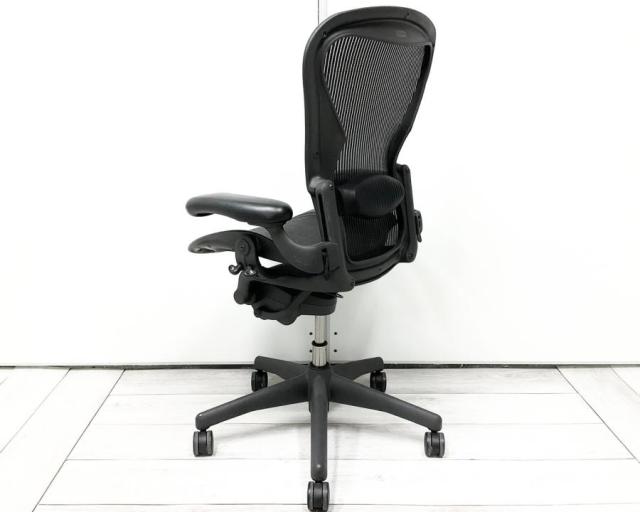 【中古】アーロンチェア（ランバー　フル装備） Herman Miller/ハーマンミラー 肘付ハイバックチェア 433860