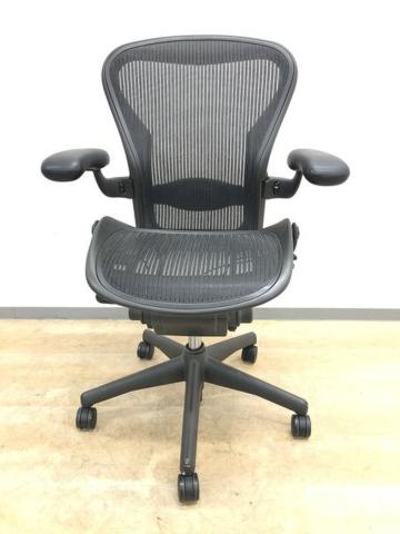 中古】アーロンチェア Herman Miller/ハーマンミラー 肘付ハイバック