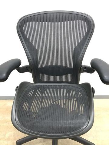 中古】アーロンチェア Herman Miller/ハーマンミラー 肘付ハイバック