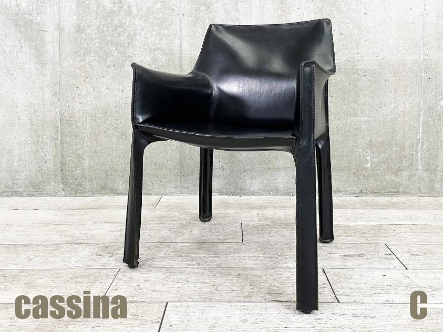 C)cassina/カッシーナ　413 CAB / キャブアームチェア　ブラック　マリオベリーニ
                        その他シリーズ
                                    中古
            
