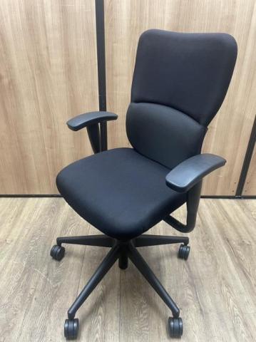 中古】LetsB レッツB Steelcase/スチールケース 肘付ハイバックチェア