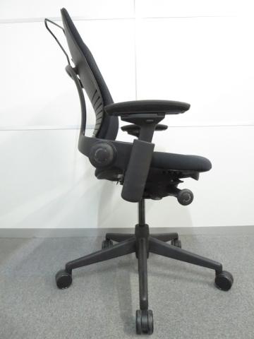 【中古】リープHD TB117 Steelcase/スチールケース 肘付ハイバックチェア 434691