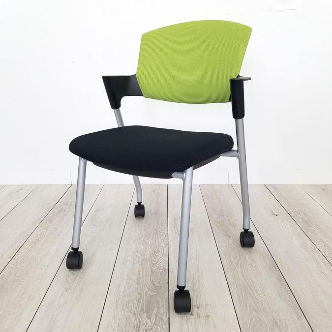【5脚限定！】人気定番商品入荷！中古　スタックチェア　スタッキングチェア　ミーティングチェア　コクヨ　オフィス 　グリーン
                        プロッティチェア
                                    中古
            