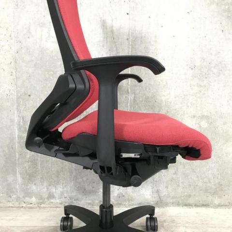 中古】エフメッシュ KG-170JB-T1M4 イトーキ/ITOKI 肘付ハイバック