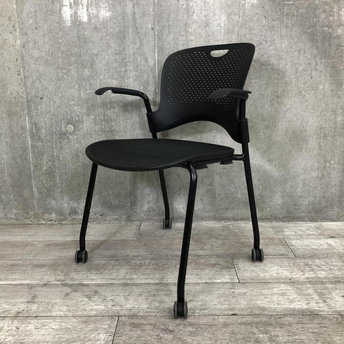 HermanMiller ハーマンミラー ミーティングチェア 肘付 イームズ