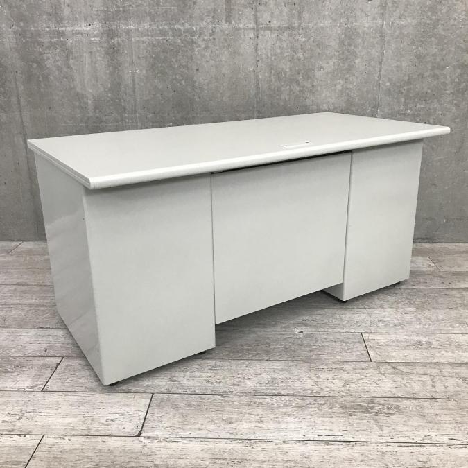 中古】LA RY-T147 LGY プラス/PLUS 両袖机 436889 - 中古オフィス家具 