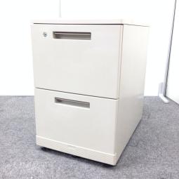 2段ワゴン　コクヨ　MX　ニューグレー　シリンダー錠　状態良好品