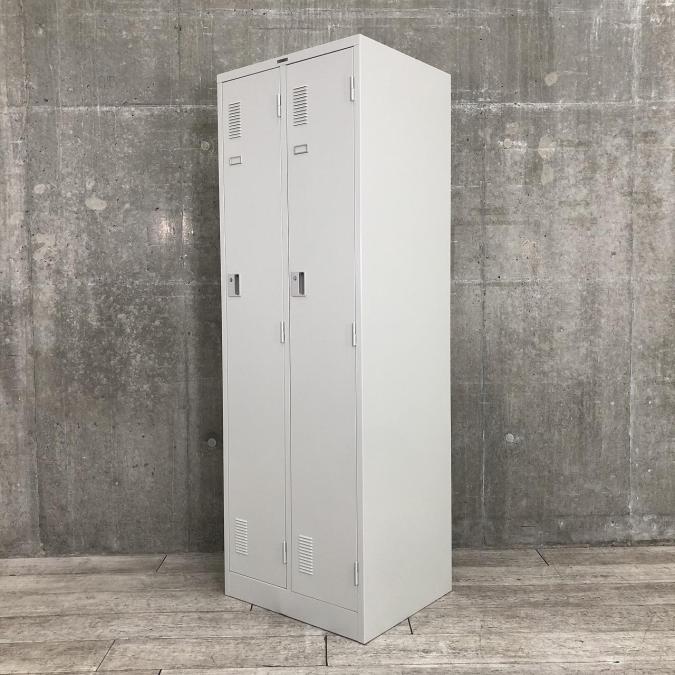 【希少在庫入荷！国内メーカー製の2人用ロッカーが入荷！】【スペースにジャストフィット！】■NAIKI（ナイキ）2人用更衣ロッカー　シリンダー錠　ライトグレー 【弊社使用欄：A00928058】
                        その他シリーズ
                                    中古
            