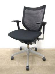 【定価約16万円】【背もたれメッシュローバックOAチェア】■オカムラ　バロン　OAチェア　おつとめ品【B】