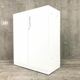 【定価約7万円】【ホワイトカラーの人気両開き書庫の入荷です】■コクヨ製　エディア　両開き書庫