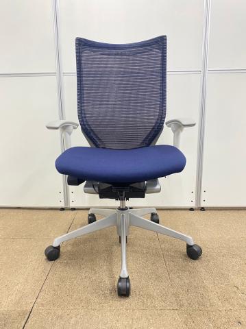 【中古】バロンチェア CP85DW 0943 オカムラ/okamura 肘付ハイバックチェア 438949