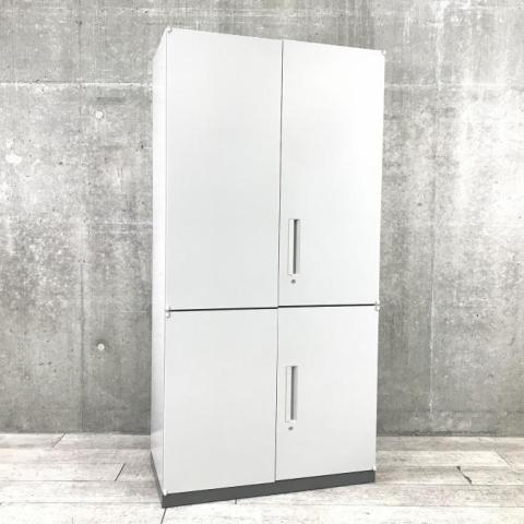 両開き書庫 ニューグレー ウチダ製
