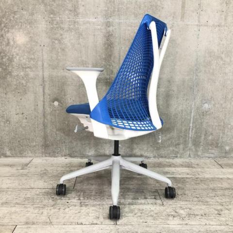 【中古】セイル 前傾機能無 Herman Miller/ハーマンミラー 肘付ミドルバックチェア 440128