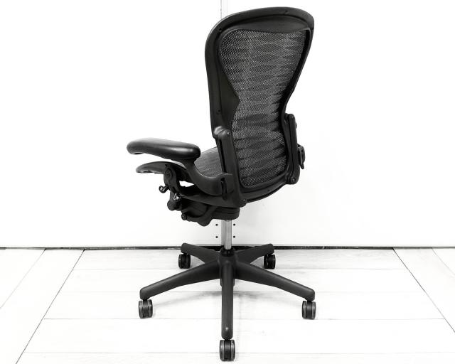 中古】アーロンチェア Herman Miller/ハーマンミラー 肘付ハイバック