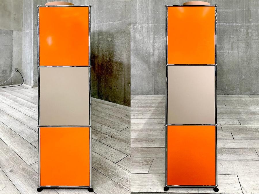 赤 USM ハラー キャビネット 格安 USM Haller/ハラー USMモラージュファニチャー キャビネット