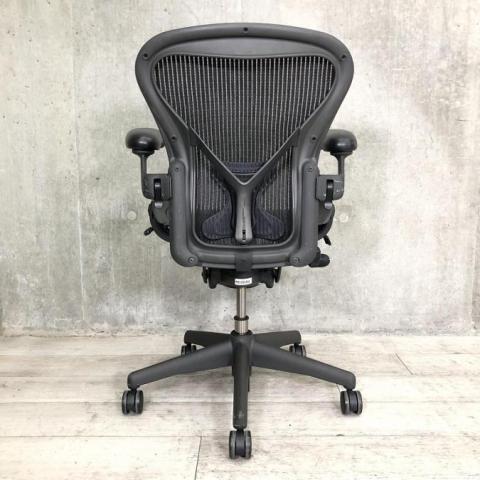 【中古】アーロンチェア Herman Miller/ハーマンミラー 肘付ハイバックチェア 440690