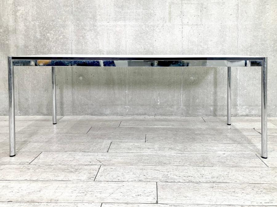 USMハラー Haller テーブル ミーティング デスク オフィス USM USM Haller Table ハラーテーブル 1200×1200mm ホワイト OHW