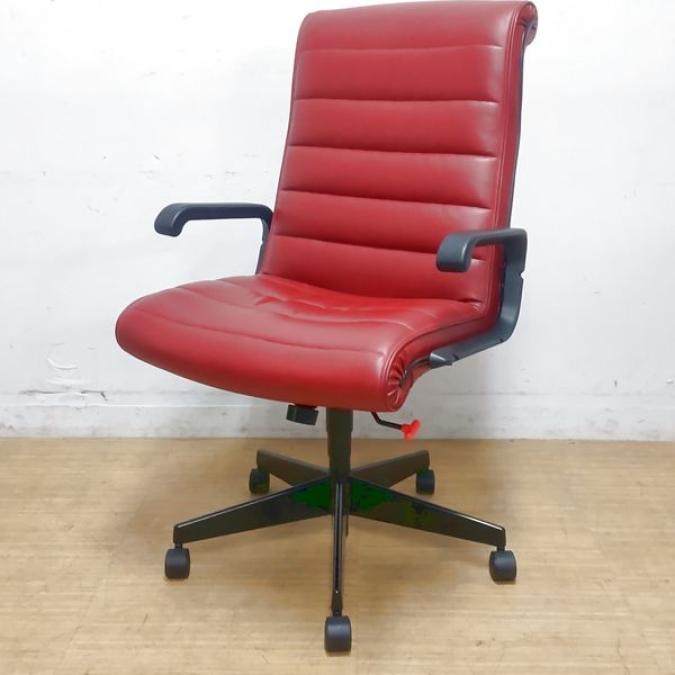 【中古】 Knoll/ノール 肘付ハイバックチェア 441673