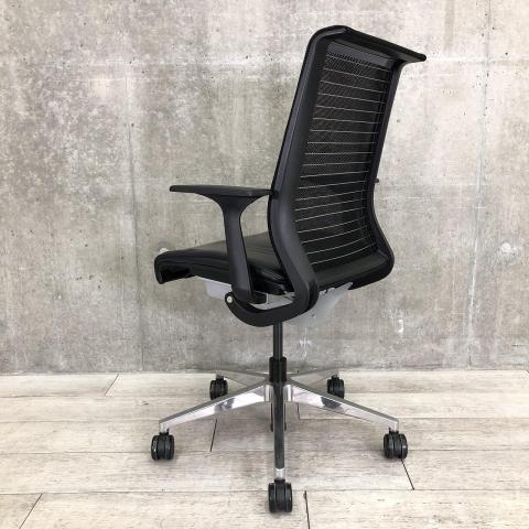 【中古】シンクチェア（2014年以前モデル） THK-23201L Steelcase/スチールケース 肘付ハイバックチェア 442151