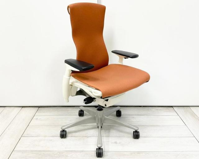 中古】エンボディチェア Herman Miller/ハーマンミラー 肘付ハイバック 