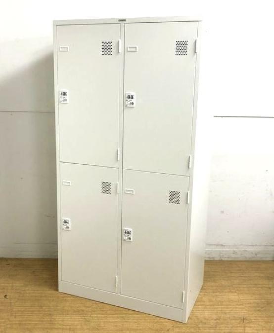 中古】LK LK22LD-W ナイキ/NAIKI 4人用更衣ロッカー 442730 - 中古 