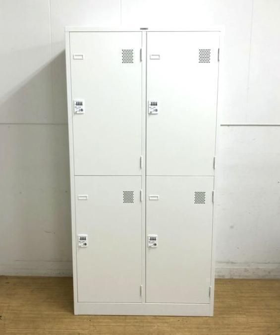 中古】LK LK22LD-W ナイキ/NAIKI 4人用更衣ロッカー 442730 - 中古