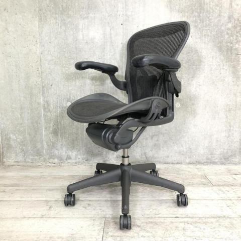 【中古】アーロンチェア Herman Miller/ハーマンミラー 肘付ハイバックチェア 443143