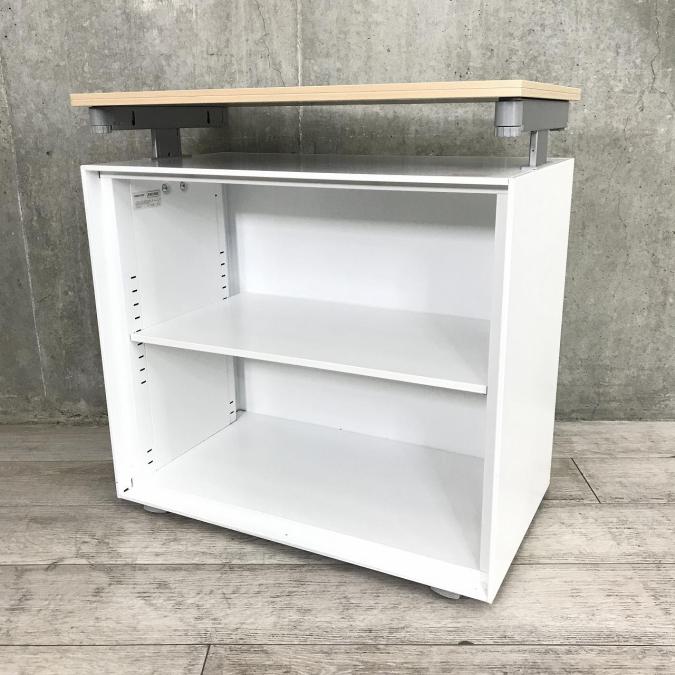 コクヨ 2段 スチールキャビネット 書棚 上下セット オフィス
