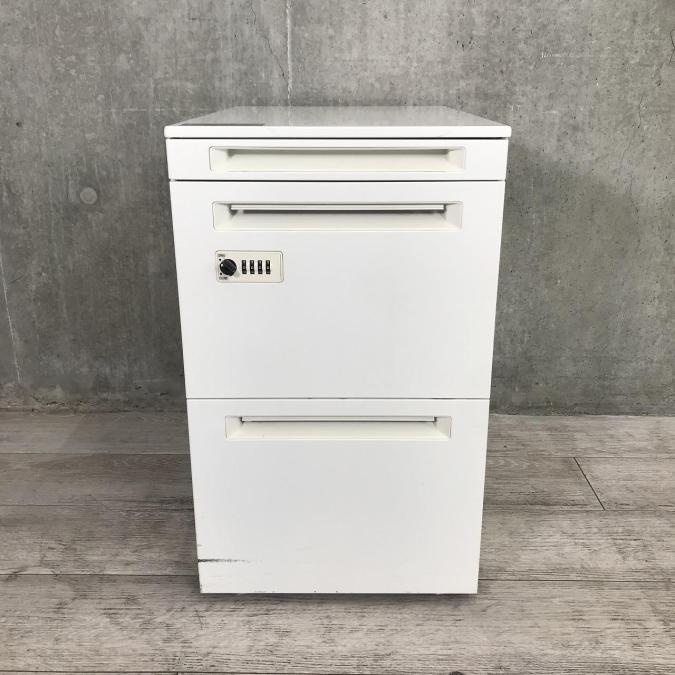 中古】アドバンス DC1CZ Z975 オカムラ/okamura ワゴン3段