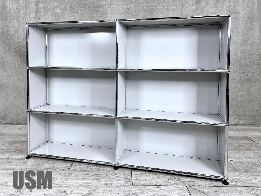 USMハラー　2連3段キャビネット　ライトグレー　シェルフ　モジュラーシステム　D250　OPOPOP
                        USMハラー キャビネット
                                    中古
            