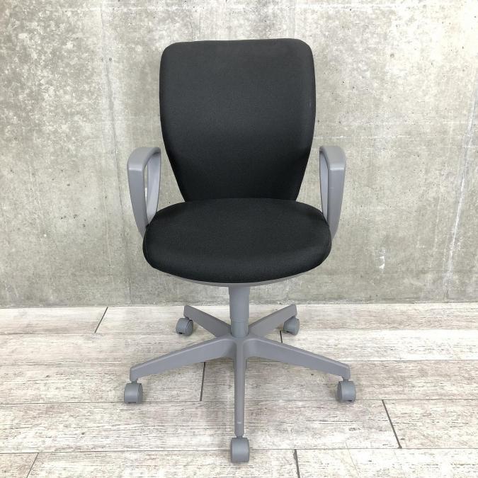 KOKUYO】『コクヨデスクチェア チェロ(Cello) 肘置き付 ブラック