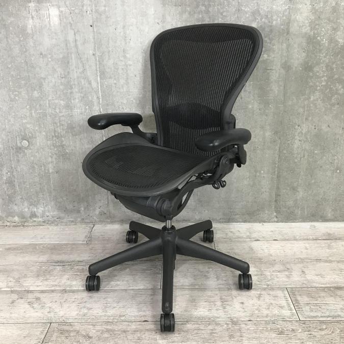 中古】アーロンチェア（ランバー フル装備） Herman Miller/ハーマンミラー 肘付ハイバックチェア 444591 -  中古オフィス家具ならオフィスバスターズ