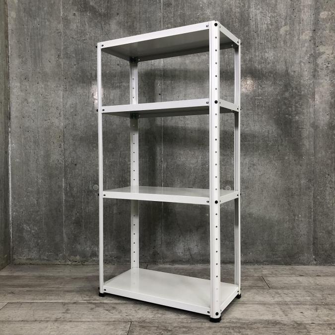 【シンプルなラック！】【簡単な収納！】■軽量ラック/ホワイト/天地4段 　完成品
                        その他シリーズ
                                    中古
            
