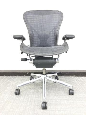 【中古】アーロンチェア（ポスチャー　フル装備） Herman Miller/ハーマンミラー 肘付ハイバックチェア 444766