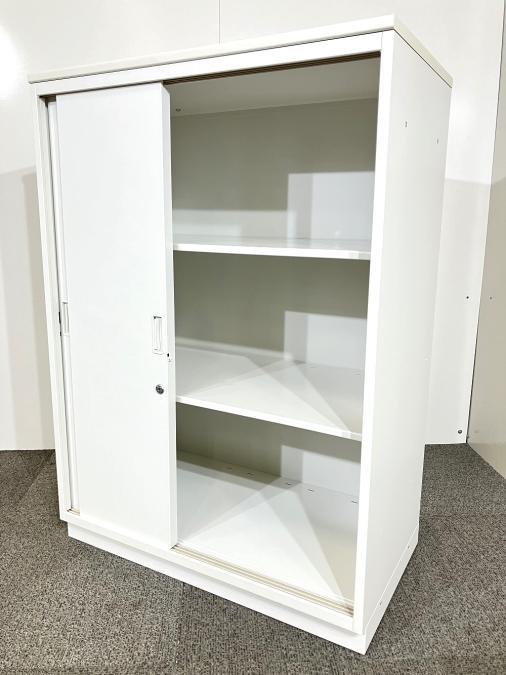 ITO ガラス 引違い 書庫 キャビネット （ITO ローキャビネット