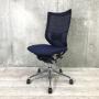 高品質な椅子を求められている方におすすめ！オカムラ製の代表的な商品！人気の落ち着いたブルーカラーです！　メッシュ　エルゴノミクス　ランバーサポート付
■オカムラ/バロン/ダークブルー