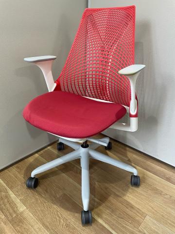 【中古】セイル 前傾機能無 Herman Miller/ハーマンミラー 肘付ハイバックチェア 445509