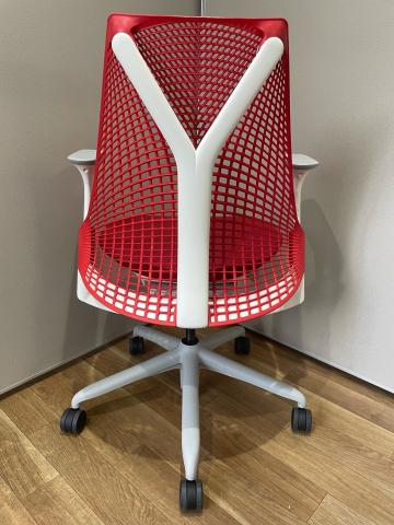 【中古】セイル 前傾機能無 Herman Miller/ハーマンミラー 肘付ハイバックチェア 445509