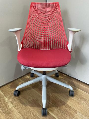 【中古】セイル 前傾機能無 Herman Miller/ハーマンミラー 肘付ハイバックチェア 445509