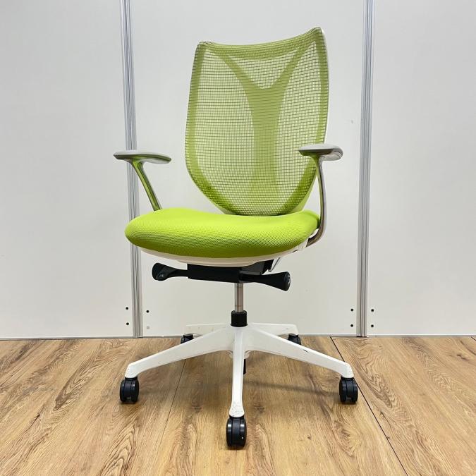 【中古】 サブリナ オカムラ/okamura 肘付ハイバックチェア 中古】サブリナ オカムラ/okamura 肘付ハイバックチェア 446609