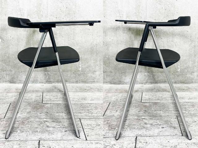 CassinaカッシーナBRONX折りたたみチェア4脚セット24万 - オフィス 